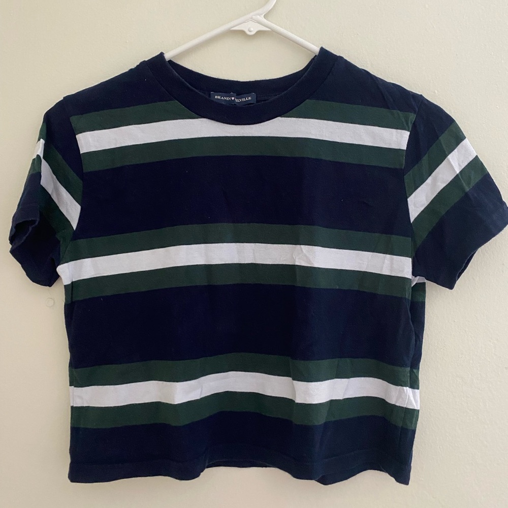 Brandy Melville Striped Crop Top
